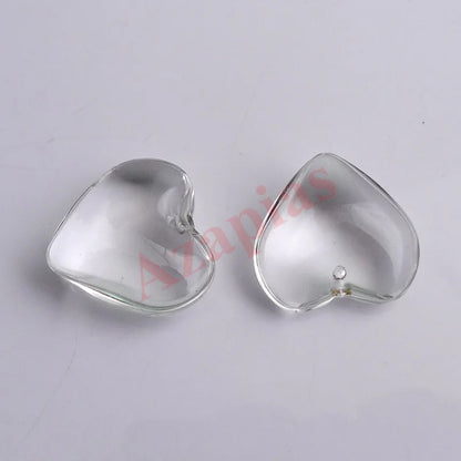 12pcs Wholesale AAA Top Quality 35mm Crystal Heart Love Pendant Mill Finish Light Azure Earrings Jewelry Necklace Free Shipping