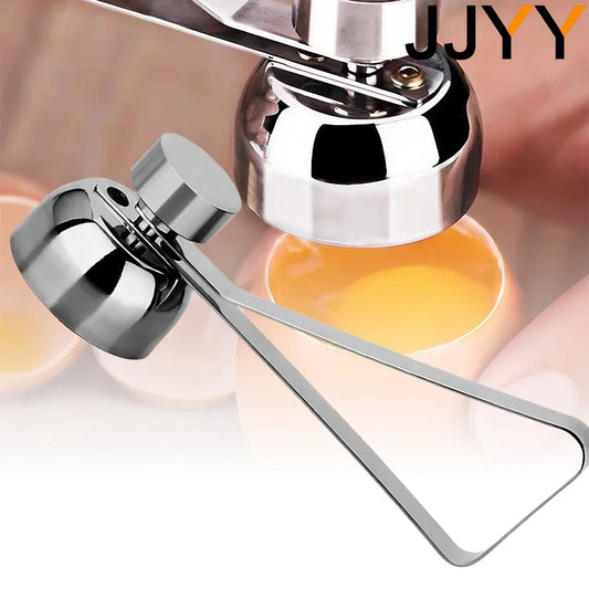 JJYY New Egg Top Cutter Stainless Steel Egg Opener Egg Shell Separator Kitchen Tools