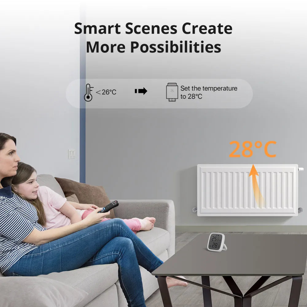 SONOFF  Zigbee TRVZB Thermostatic Radiator Valve Smart Home eWeLink App Remote Control Works with SONOFF ZB Bridge-P/ ZBDongle-P