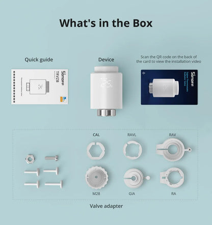 SONOFF  Zigbee TRVZB Thermostatic Radiator Valve Smart Home eWeLink App Remote Control Works with SONOFF ZB Bridge-P/ ZBDongle-P