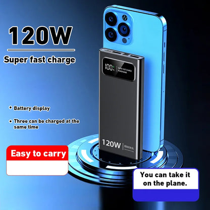 Xiaomi 200000mAh Power Bank 120W Super Fast Charging External Battery Charger PD 20W Power Bank for iPhone 13 14 Pro Samsung