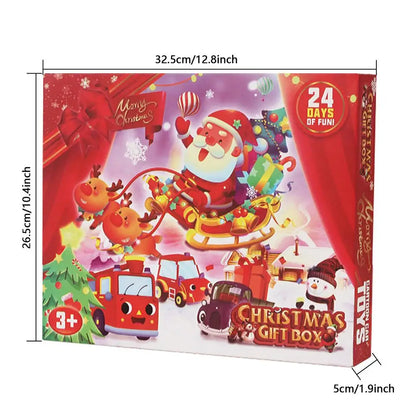 Christmas Calendar Countdown Advent Calendar With Drawers Car Advent Calendar For Kids Car Toys 24 Days Christmas Gift blind box