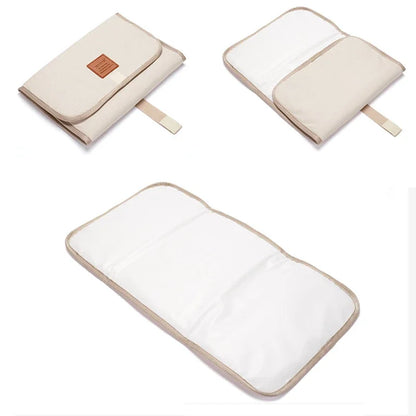 Portable Diaper Changing Pad Portable Baby Changing Pad with Pockets Waterproof Travel Diaper Changing Station Kit Baby Gifts