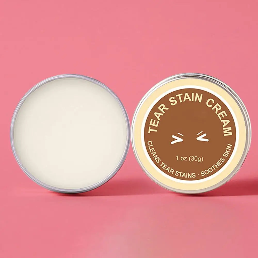 Tear Stain Remover Balm 30g Dog Eye Stain Remover Eyes Wipe Cream for Dogs and Cats Eye Care Gently Cleanses Restores Sparkling