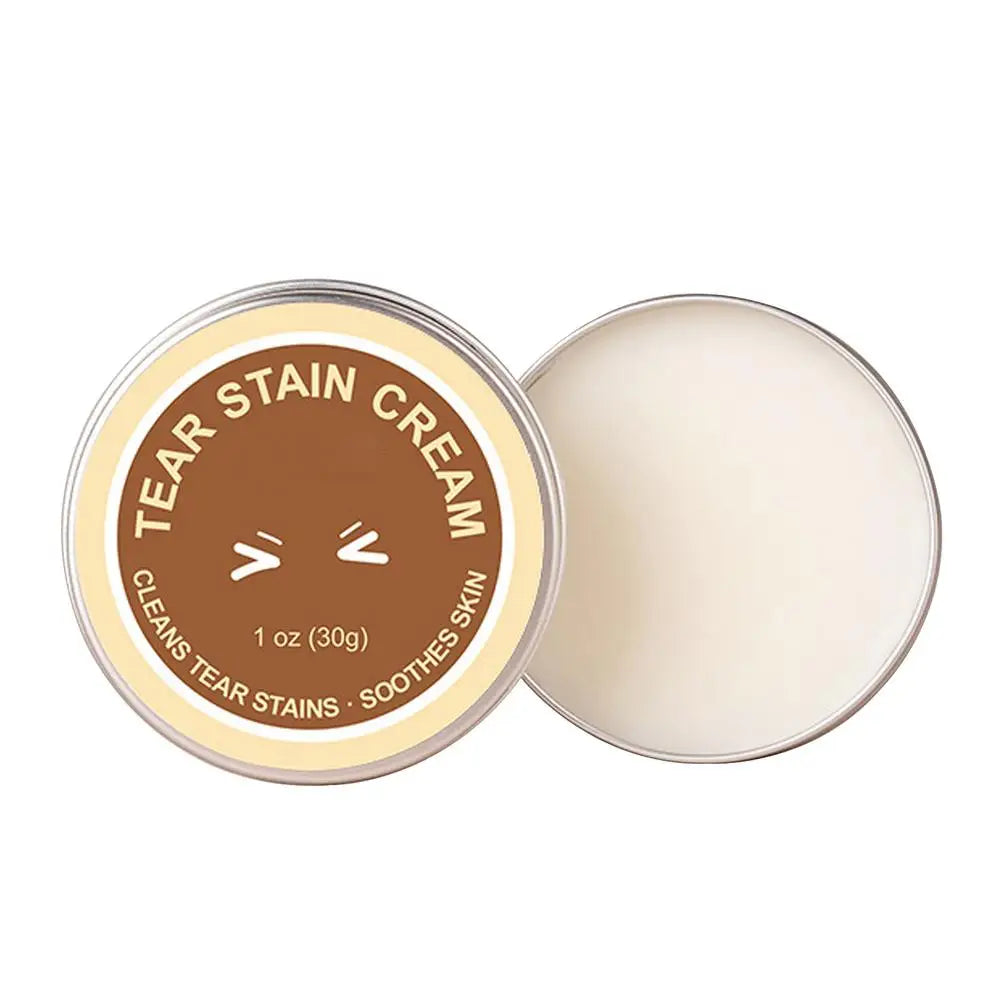 Tear Stain Remover Balm 30g Dog Eye Stain Remover Eyes Wipe Cream for Dogs and Cats Eye Care Gently Cleanses Restores Sparkling