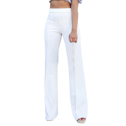 Cargo Pants Women High Waist Casual Work Pants Solid Stretch High Waist Straight Trousers Cargo Pants For Women Plus Size