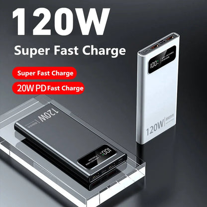 Xiaomi 200000mAh Power Bank 120W Super Fast Charging External Battery Charger PD 20W Power Bank for iPhone 13 14 Pro Samsung