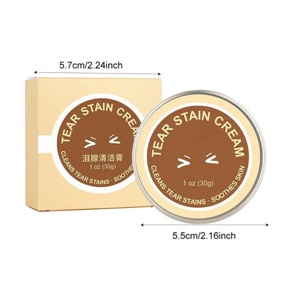 Tear Stain Remover Balm 30g Dog Eye Stain Remover Eyes Wipe Cream for Dogs and Cats Eye Care Gently Cleanses Restores Sparkling