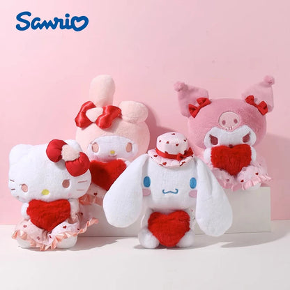 Sanrio Hello Kitty Kuromi Melody Cinnamoroll Set Series Plush Toy Cartoon & Cute Children's Toy Soft And Comfortable Doll Gift