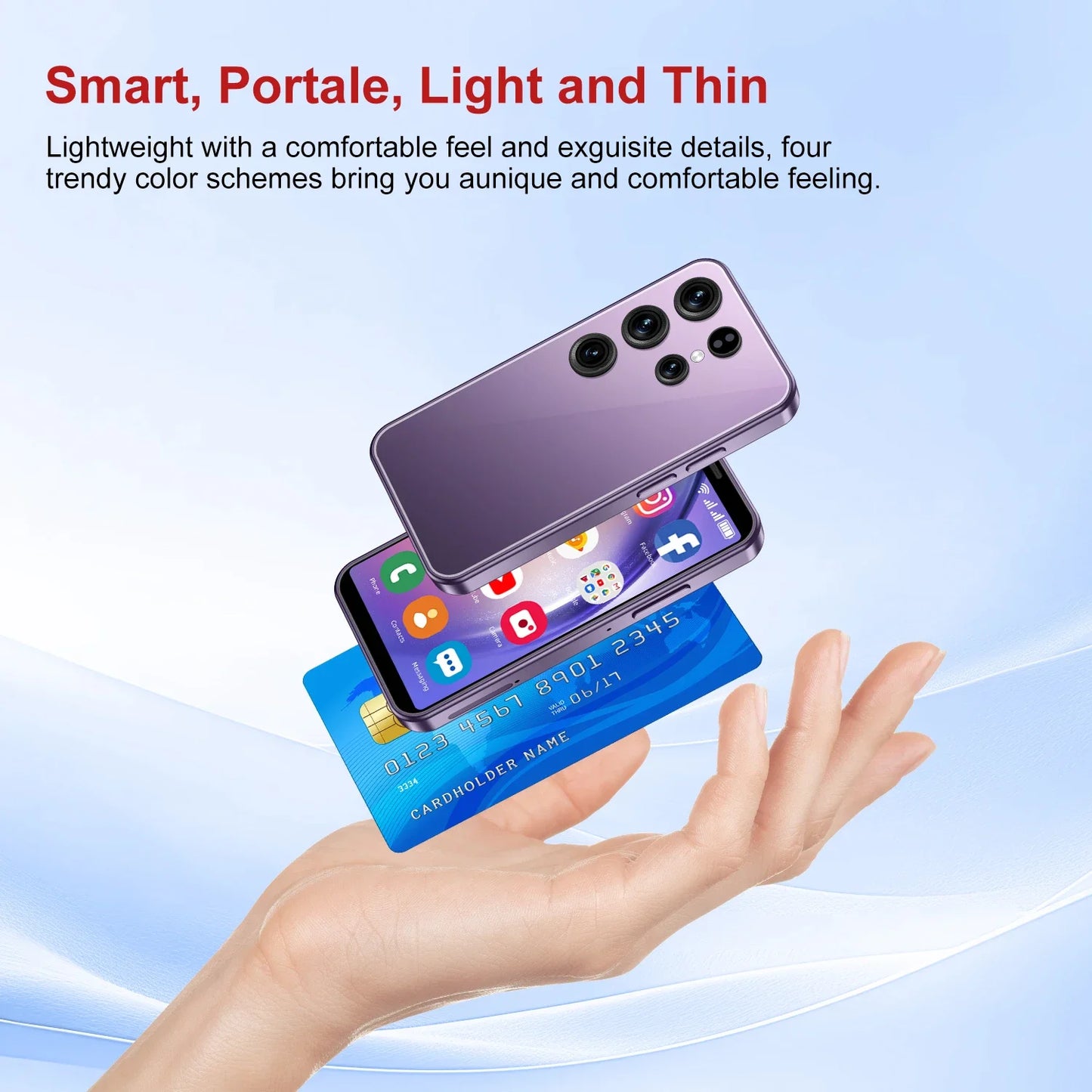 New Mini S26 Ultra mini Phone  4.0 inch,4GB+128GB  Global version Google Play, Smartphone Android 9.0  2600mAh  envios gratis