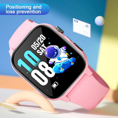 4G Kids Smartwatch Wifi SOS GPS Location Video Call Analogue Card Waterproof Watch Camera Boys Girls Upgrade New Watch New 2024