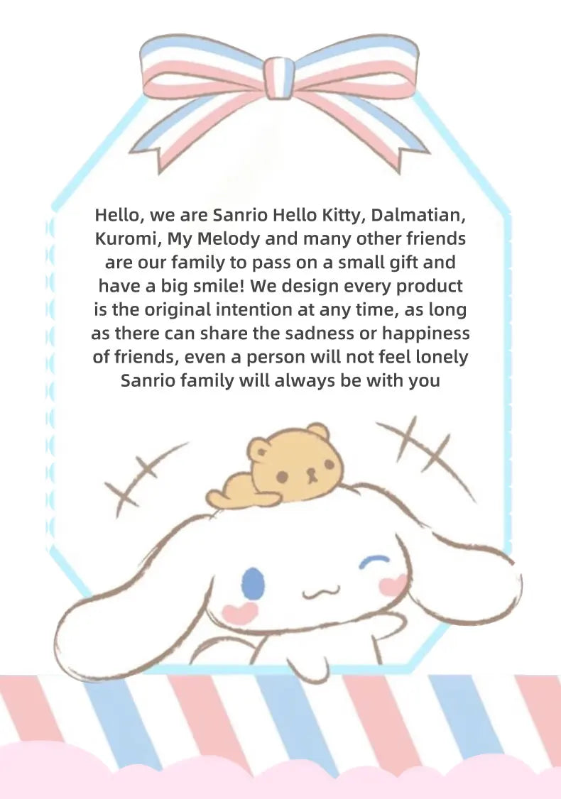 Sanrio Hello Kitty Kuromi Melody Cinnamoroll Set Series Plush Toy Cartoon & Cute Children's Toy Soft And Comfortable Doll Gift