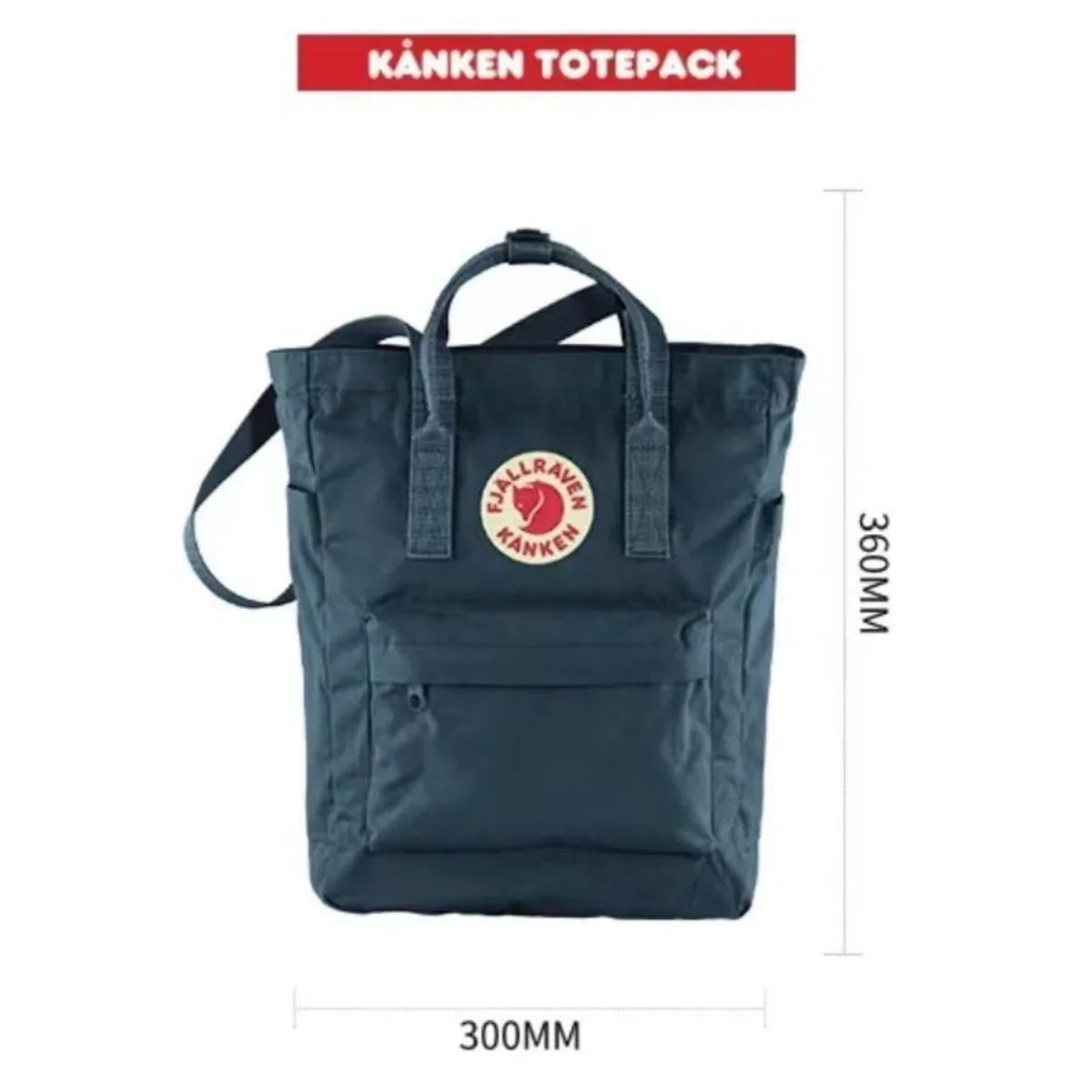 Original Fjallraven Kanken Shoulder Bag Adjustable Shoulder Strap Fashion Double Shoulder Bag Neutral Outdoor Canvas Bag