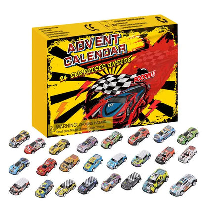 Christmas Calendar Countdown Advent Calendar With Drawers Car Advent Calendar For Kids Car Toys 24 Days Christmas Gift blind box